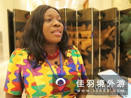 加纳Ghana旅游部部长:希望同中国政府合作打开非洲旅游大门,都江堰开始