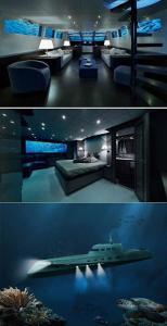加勒比豪华潜水艇酒店，网友称“太土豪”